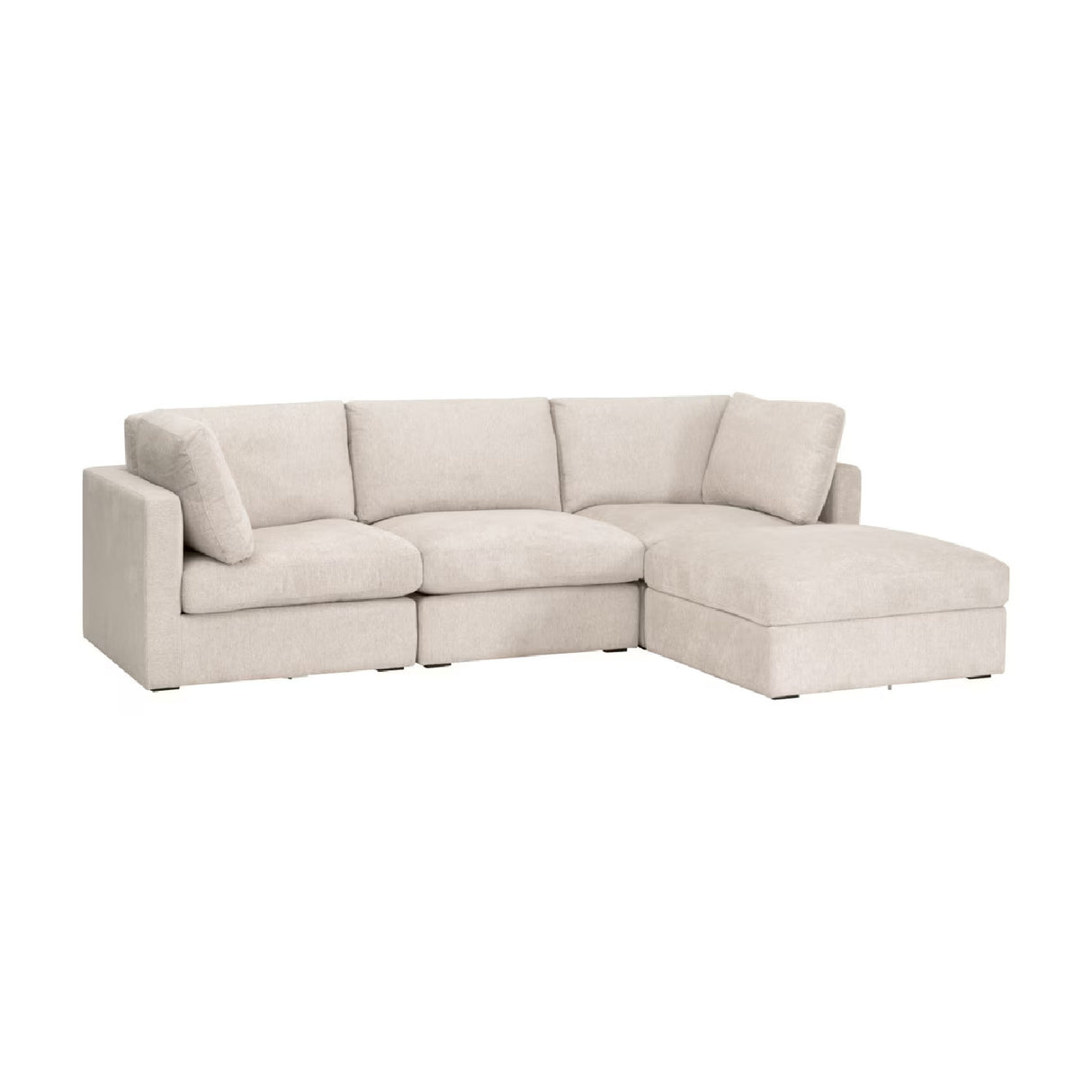 Modern European furniture - Beige Modular Sofa Chair - www.oroa.com | Oroa.com