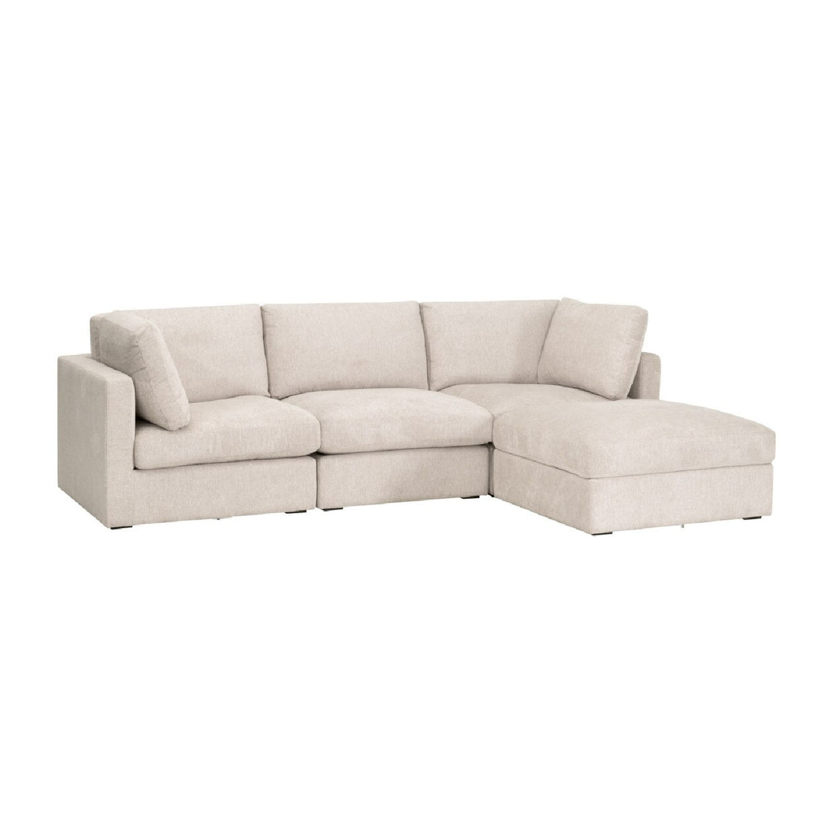 Modern European furniture - Beige Modular Sofa Chair - www.oroa.com | Oroa.com