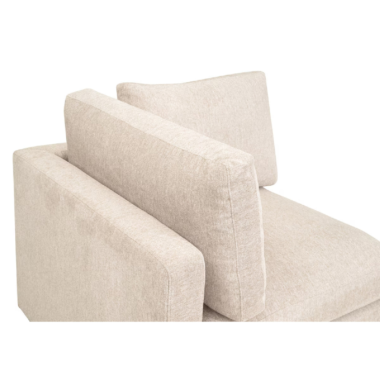 Modern European furniture - Beige Modular Sofa Chair - www.oroa.com | Oroa.com