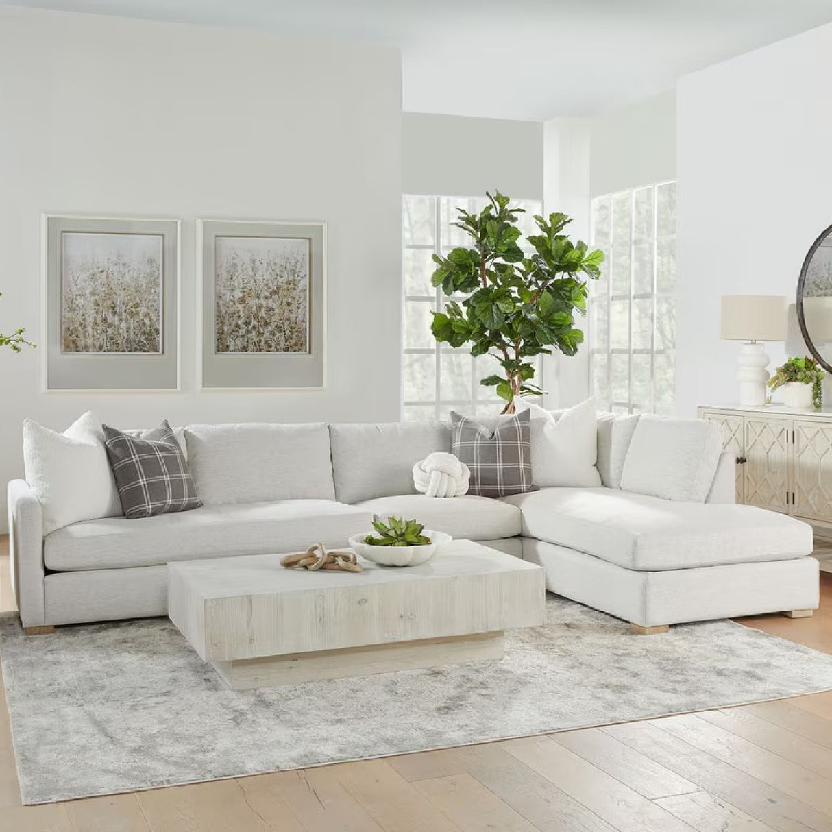 Gray Modular 2-Seater Sofa | Oroa.com