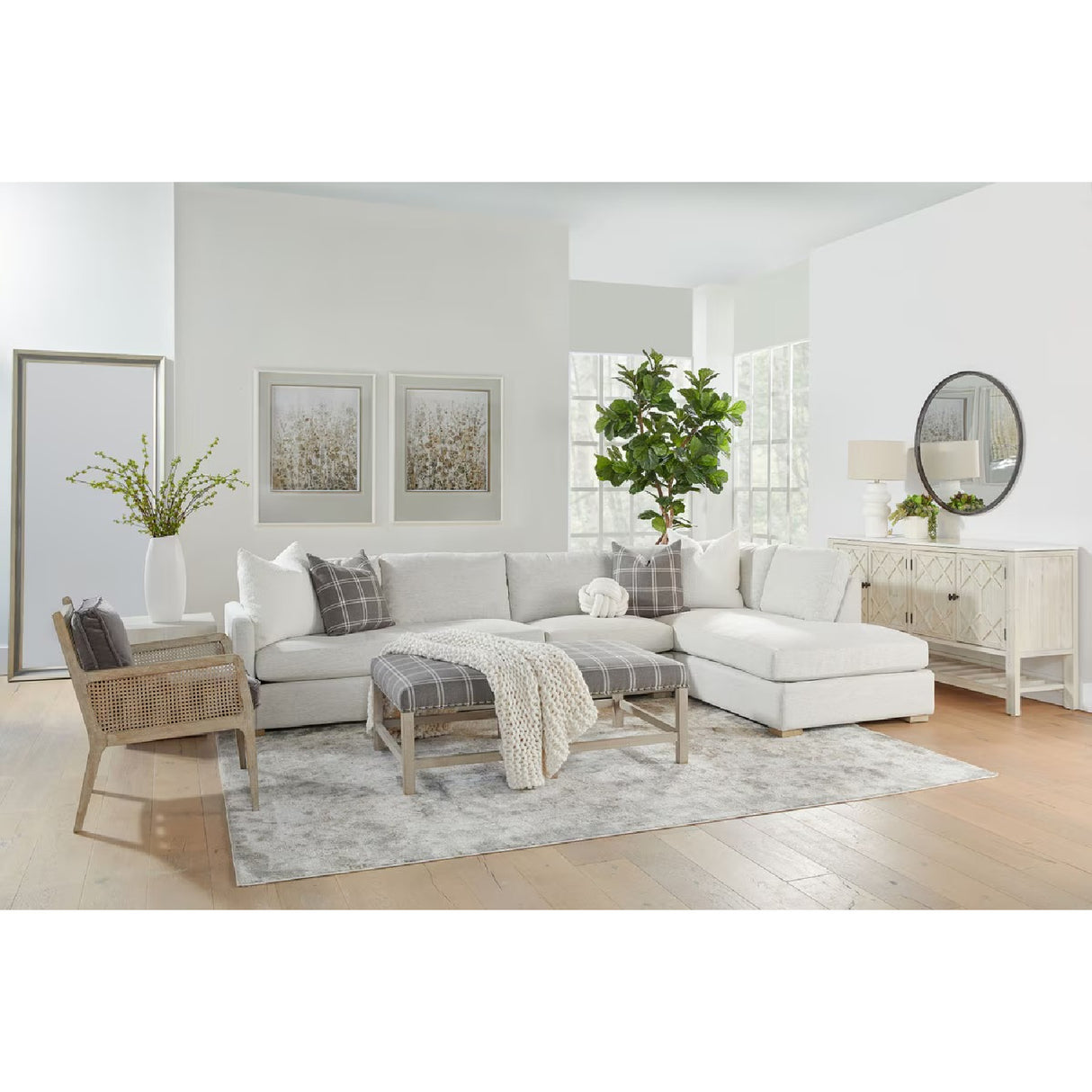 Gray Modular 2-Seater Sofa | Oroa.com