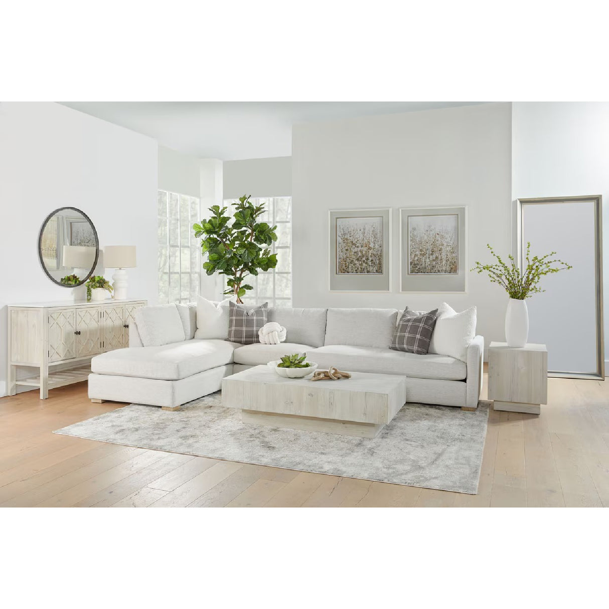 Gray Modular 2-Seater Sofa | Oroa.com