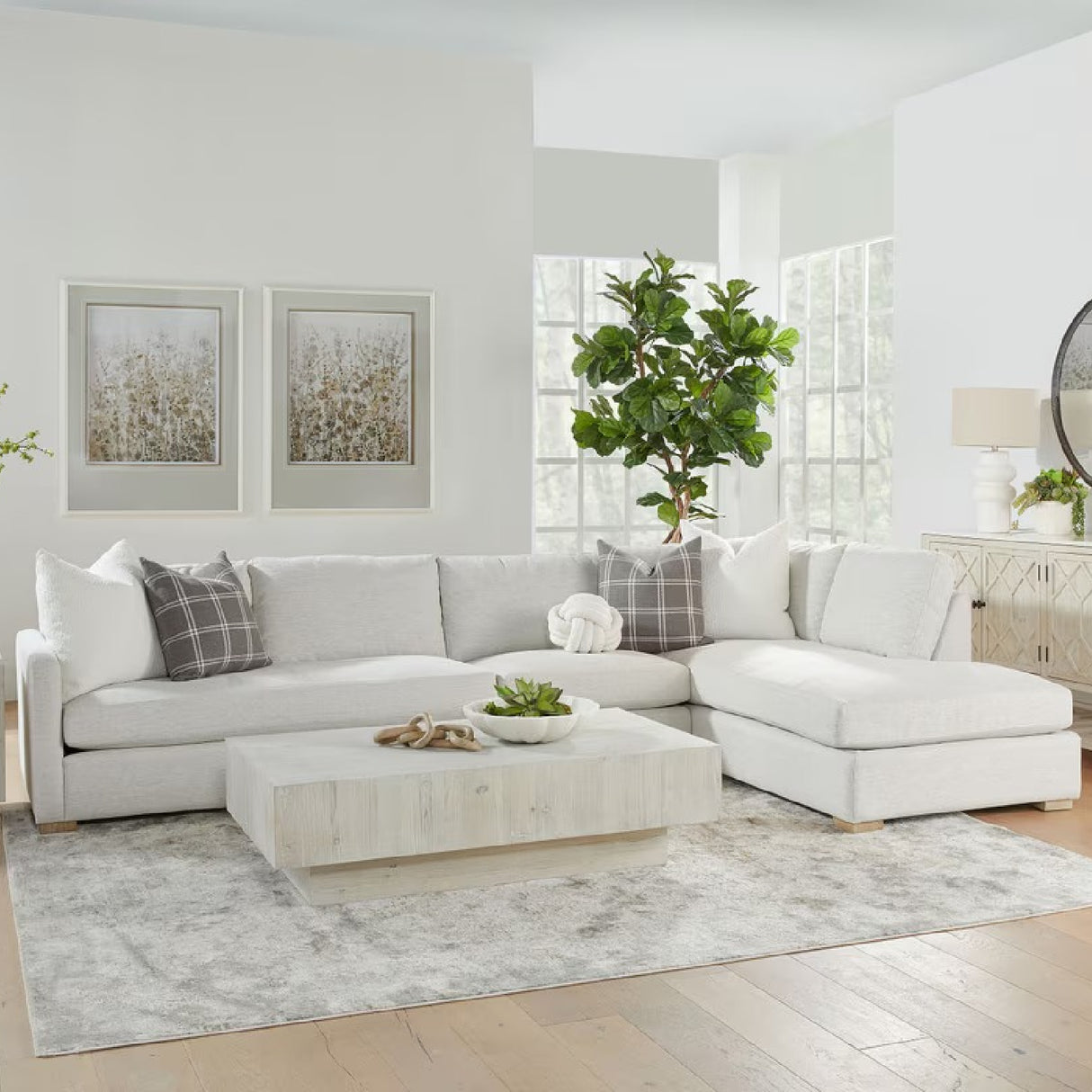 Gray Modular Chaise Lounge | Oroa.com