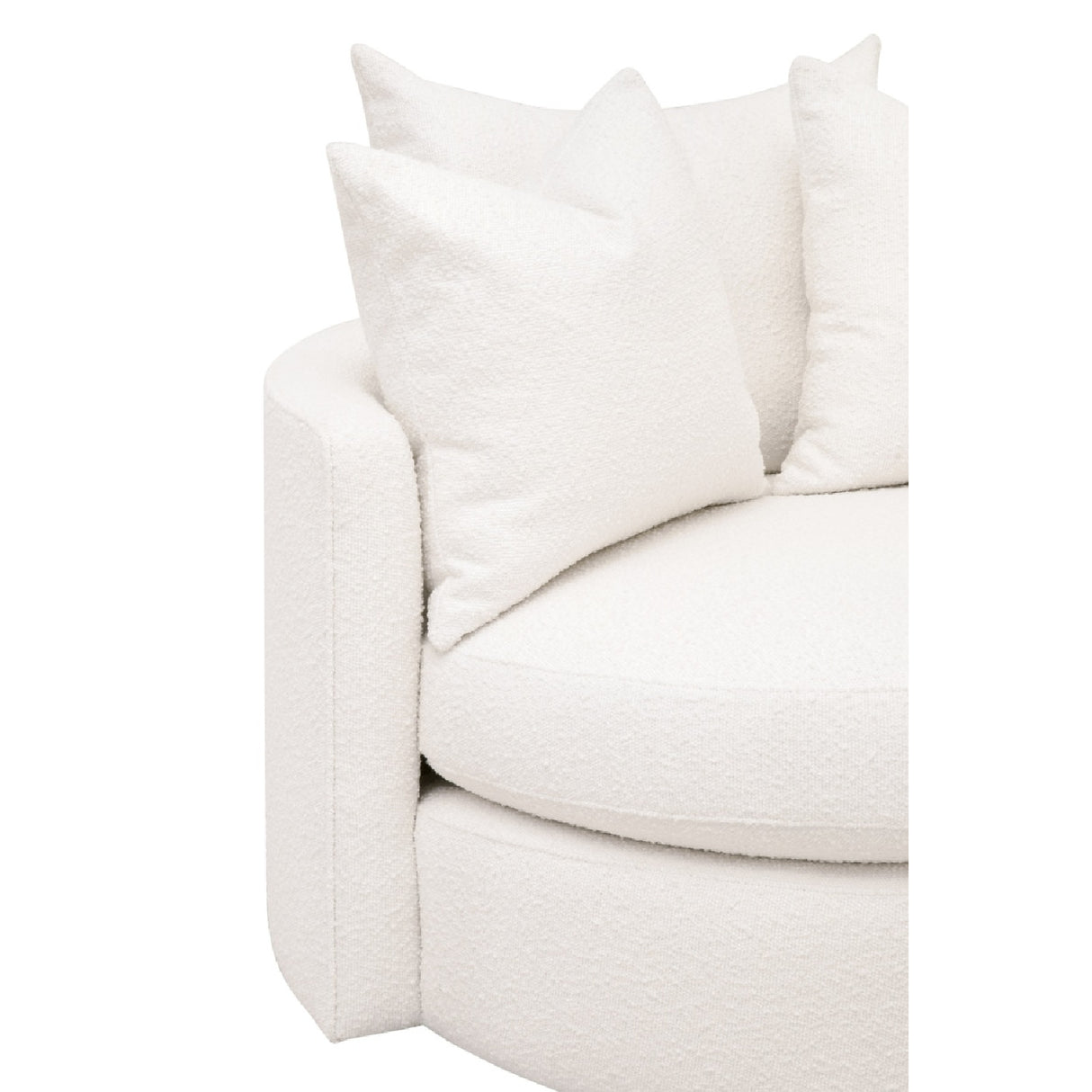 Round Petite Swivel Sofa | Oroa.com