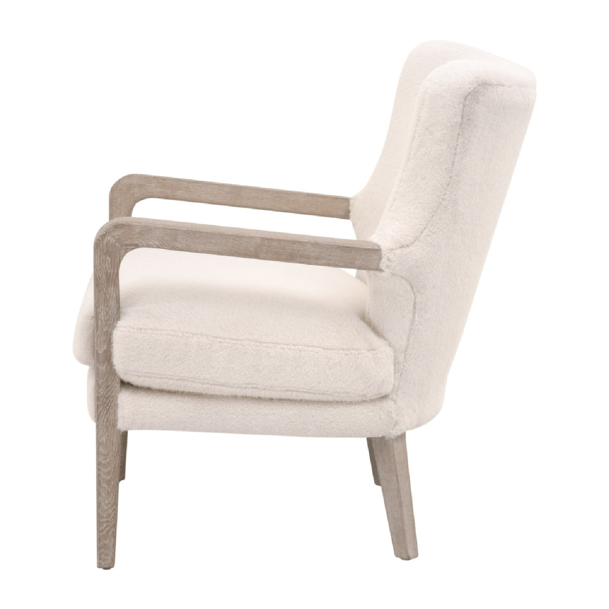 Modern European furniture - Cream Cushioned Lounge Chair - www.oroa.com | Oroa.com