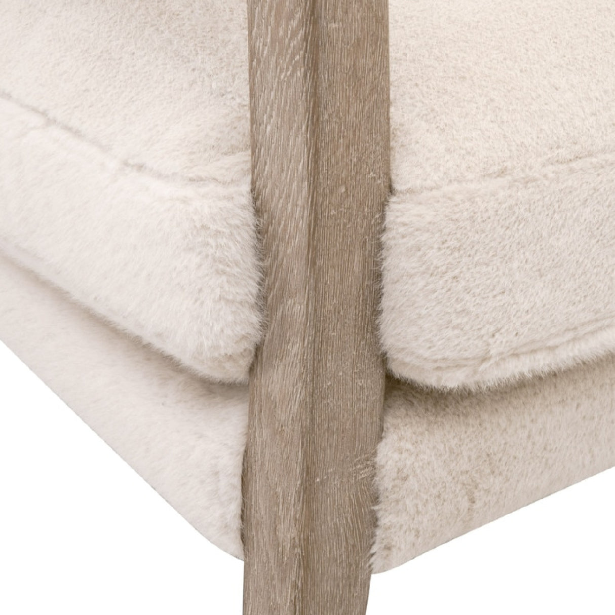Modern European furniture - Cream Cushioned Lounge Chair - www.oroa.com | Oroa.com