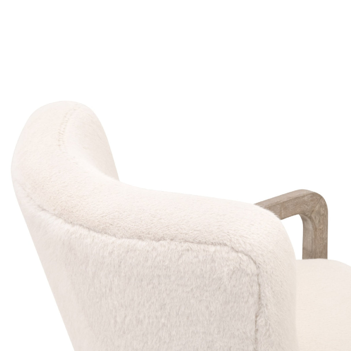 Modern European furniture - Cream Cushioned Lounge Chair - www.oroa.com | Oroa.com