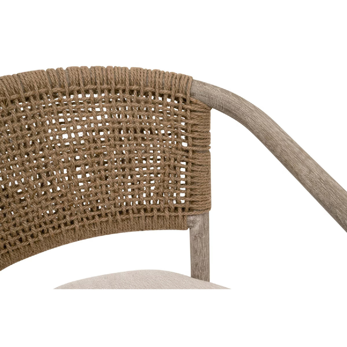 Modern European furniture - Jute Twine Back Accent Chair - www.oroa.com | Oroa.com