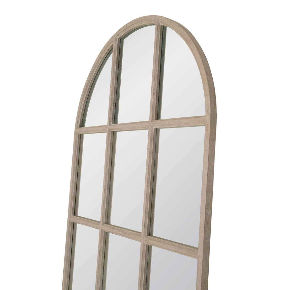 Modern European furniture - Gray Oak Arched Mirror - www.oroa.com | Oroa.com