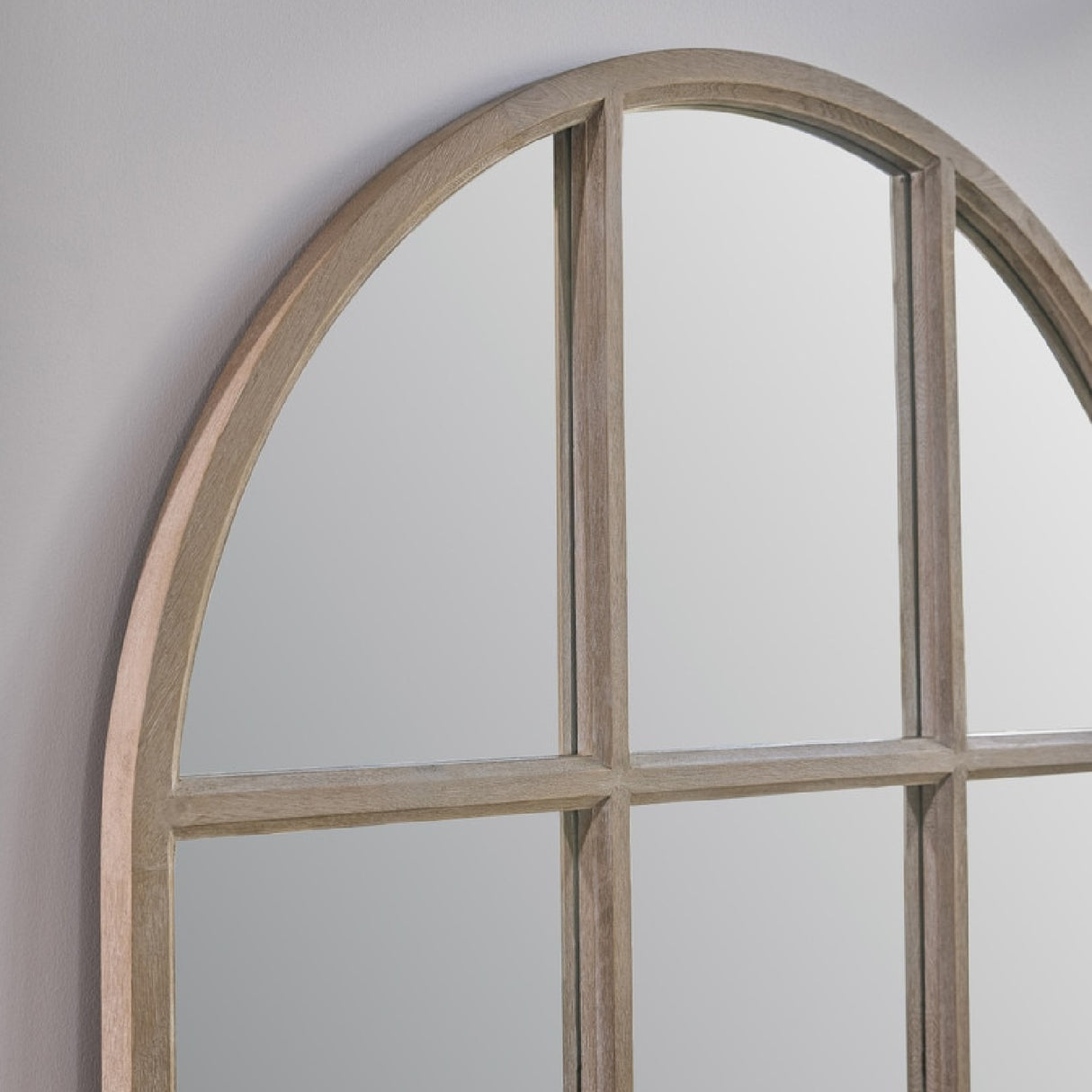 Modern European furniture - Gray Oak Arched Mirror - www.oroa.com | Oroa.com