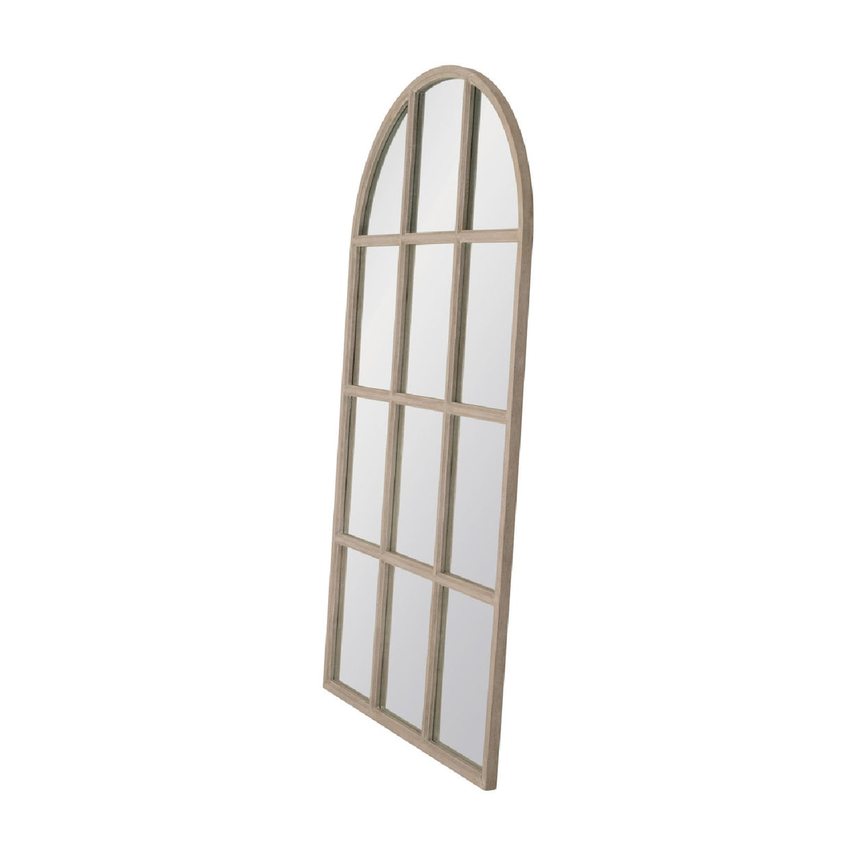 Modern European furniture - Gray Oak Arched Mirror - www.oroa.com | Oroa.com