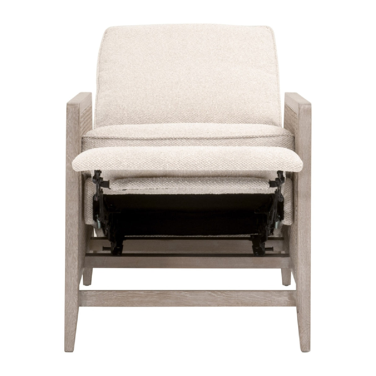 Modern European furniture - Beige Linen Recliner Chair - www.oroa.com | Oroa.com