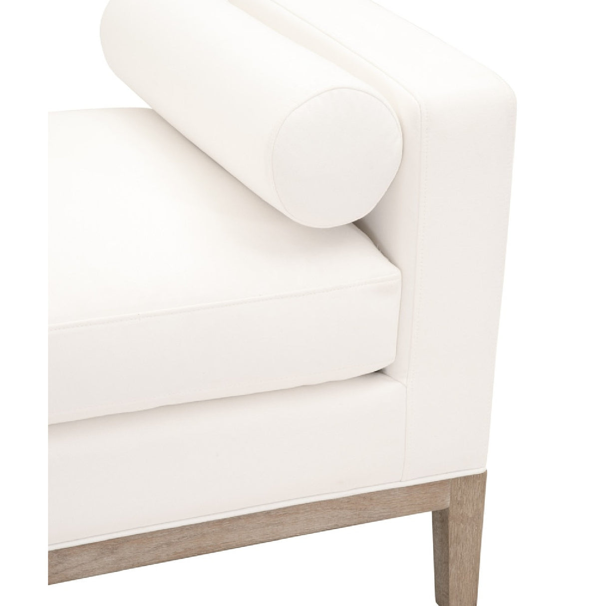 Modern European furniture - White Upholstered Bench - www.oroa.com | Oroa.com