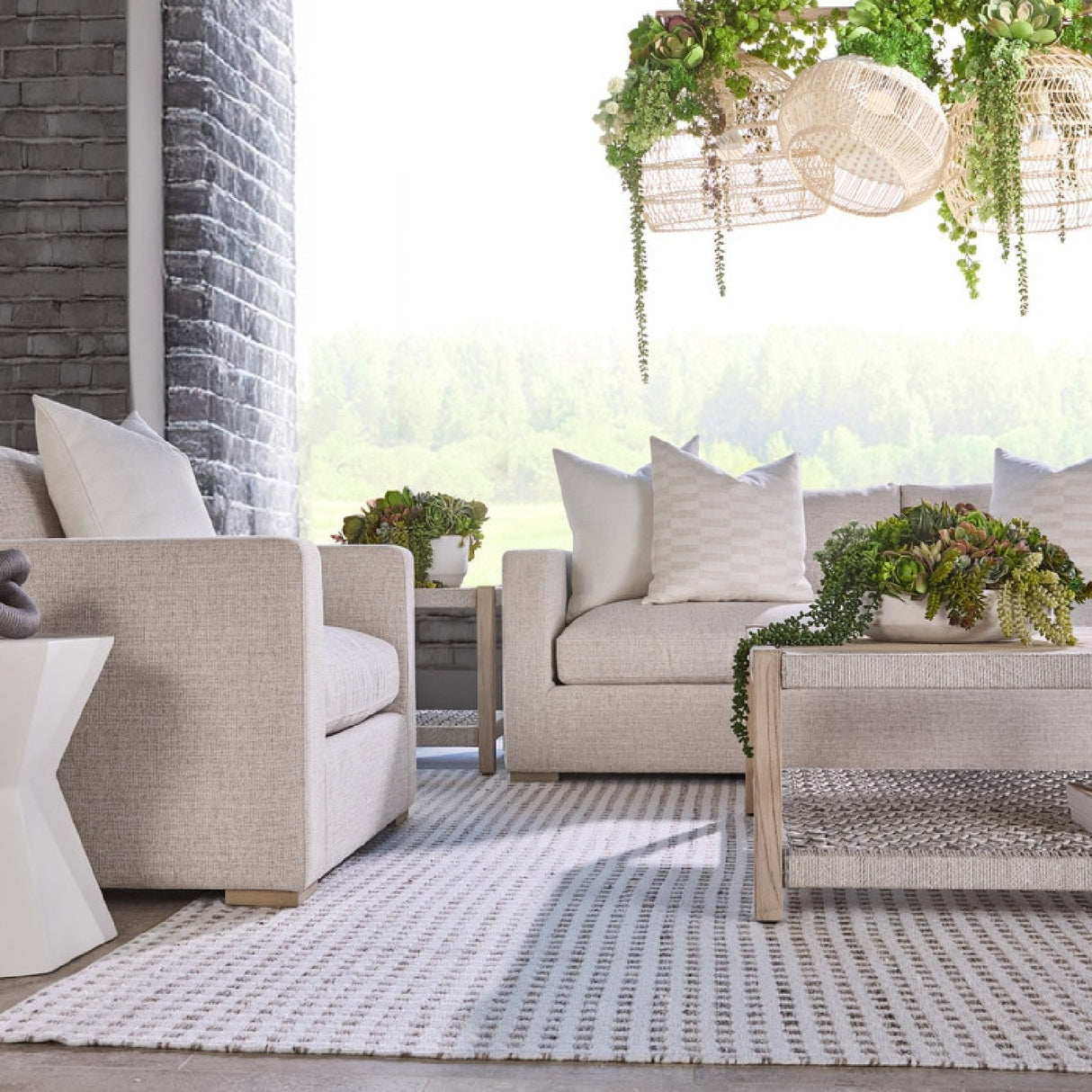 Modern European furniture - Beige Outdoor Lounge Chair - www.oroa.com | Oroa.com