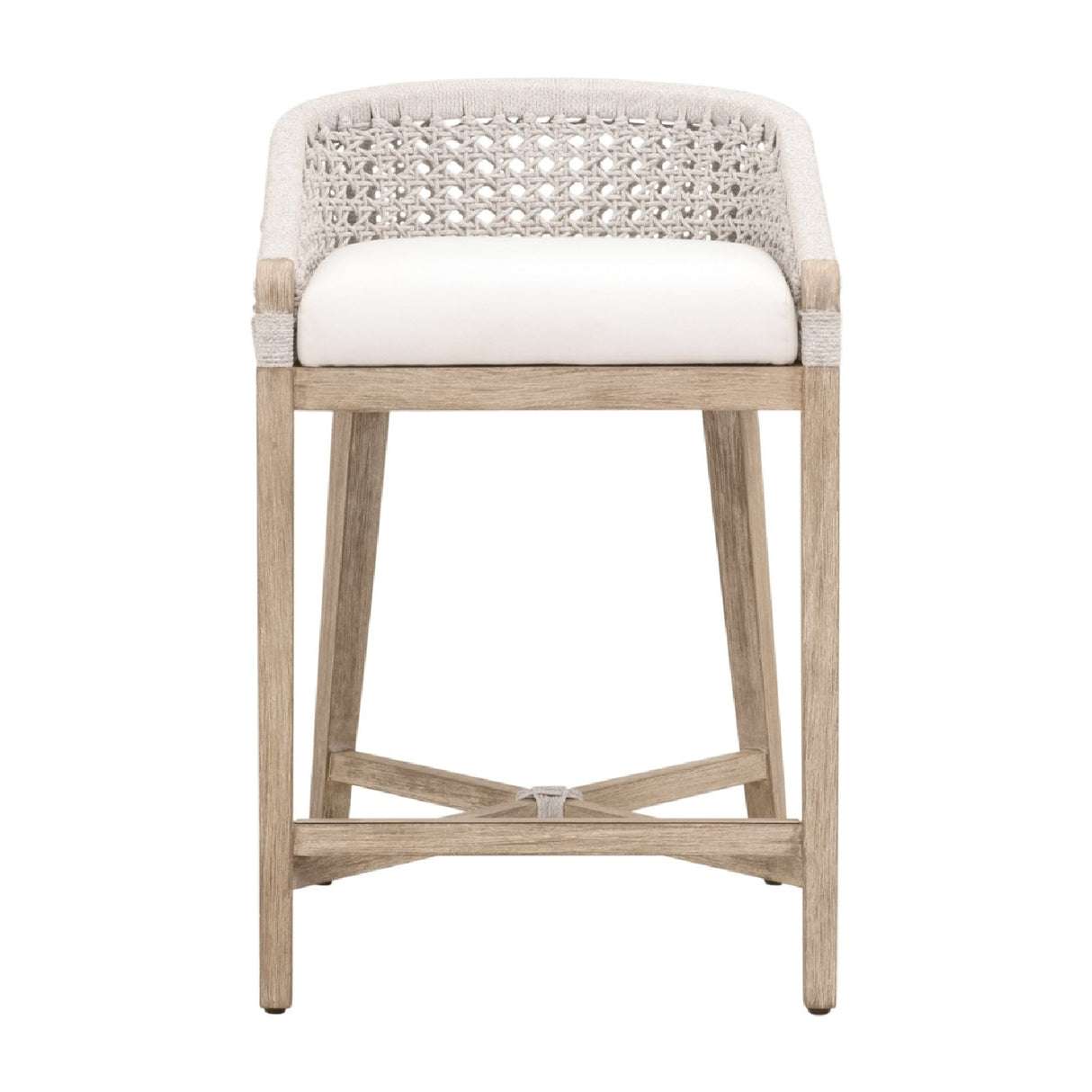 Modern European furniture - White Speckle Rope Counter Stool - www.oroa.com | Oroa.com