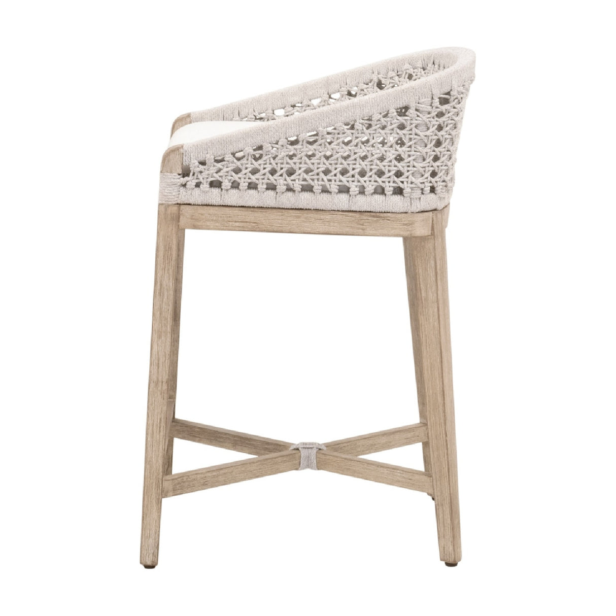 Modern European furniture - White Speckle Rope Counter Stool - www.oroa.com | Oroa.com