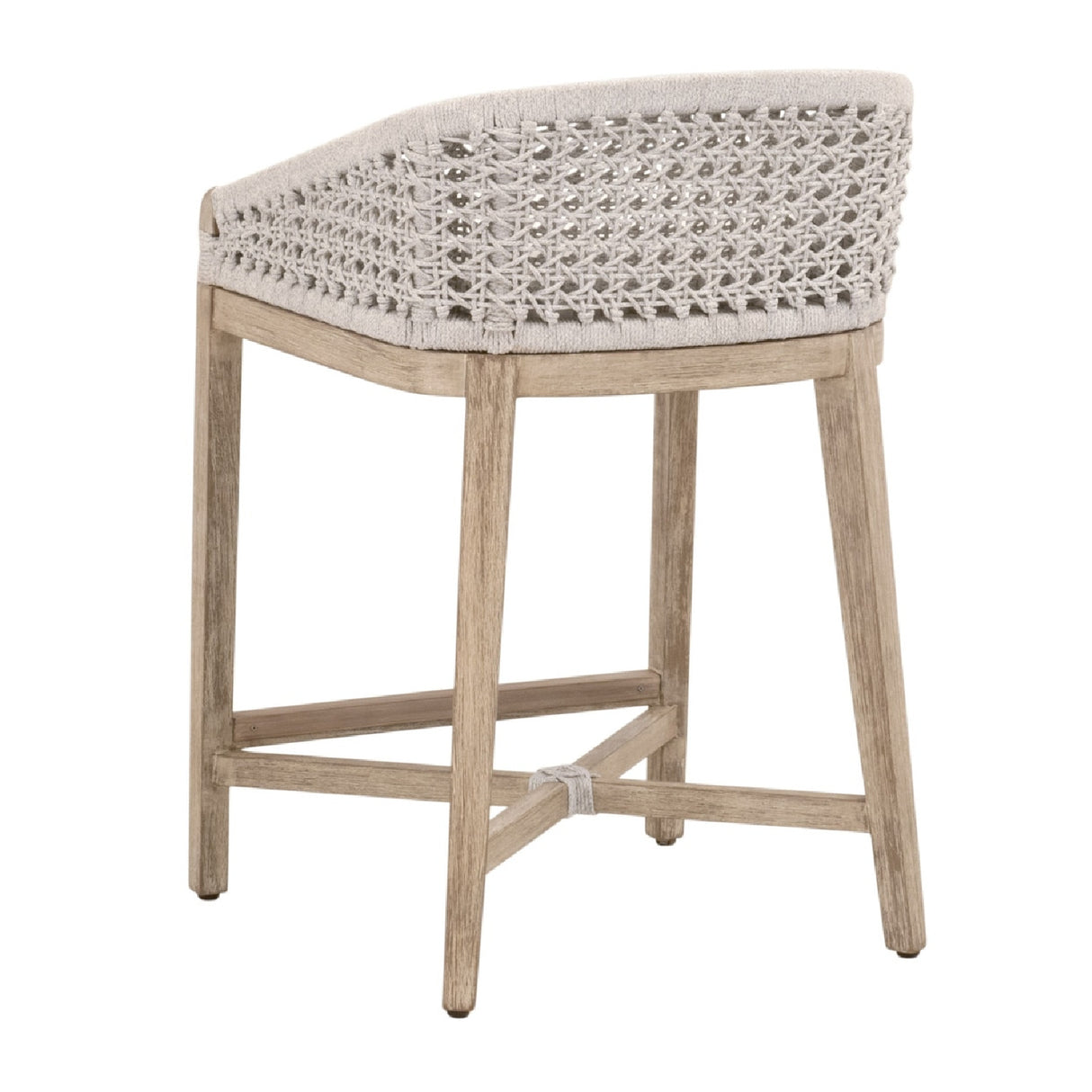 Modern European furniture - White Speckle Rope Counter Stool - www.oroa.com | Oroa.com