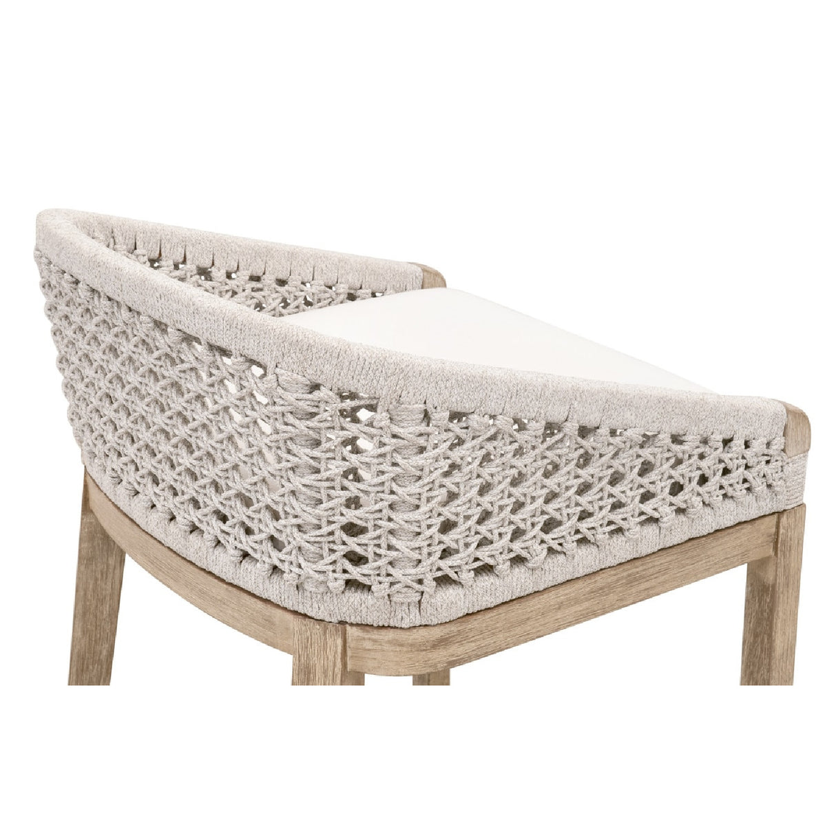 Modern European furniture - White Speckle Rope Counter Stool - www.oroa.com | Oroa.com