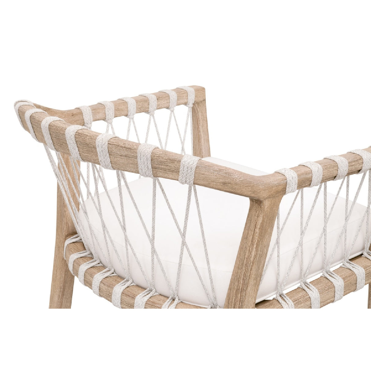 Modern European furniture - Hand-Wrapped White Rope Counter Stool - www.oroa.com | Oroa.com