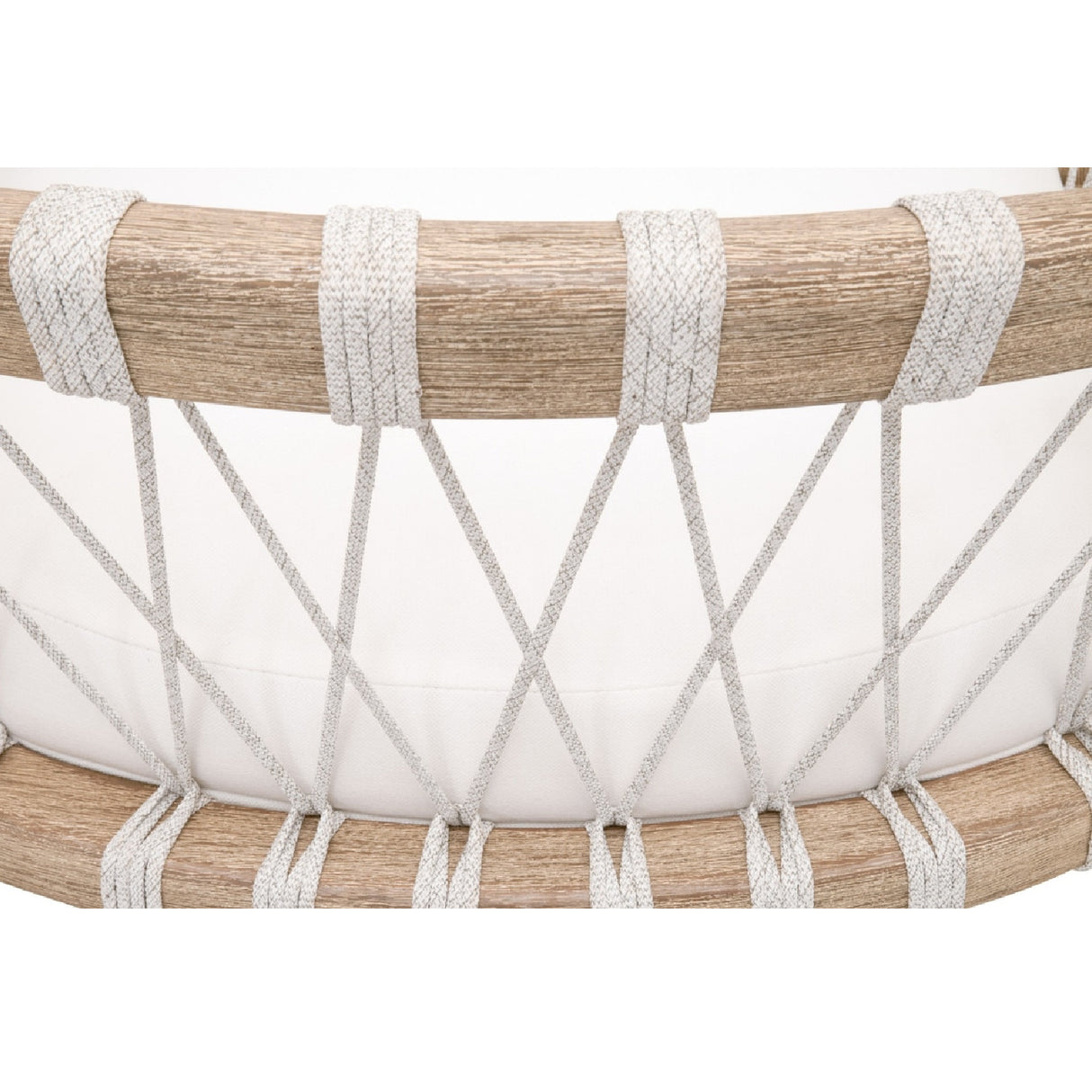 Modern European furniture - Hand-Wrapped White Rope Counter Stool - www.oroa.com | Oroa.com
