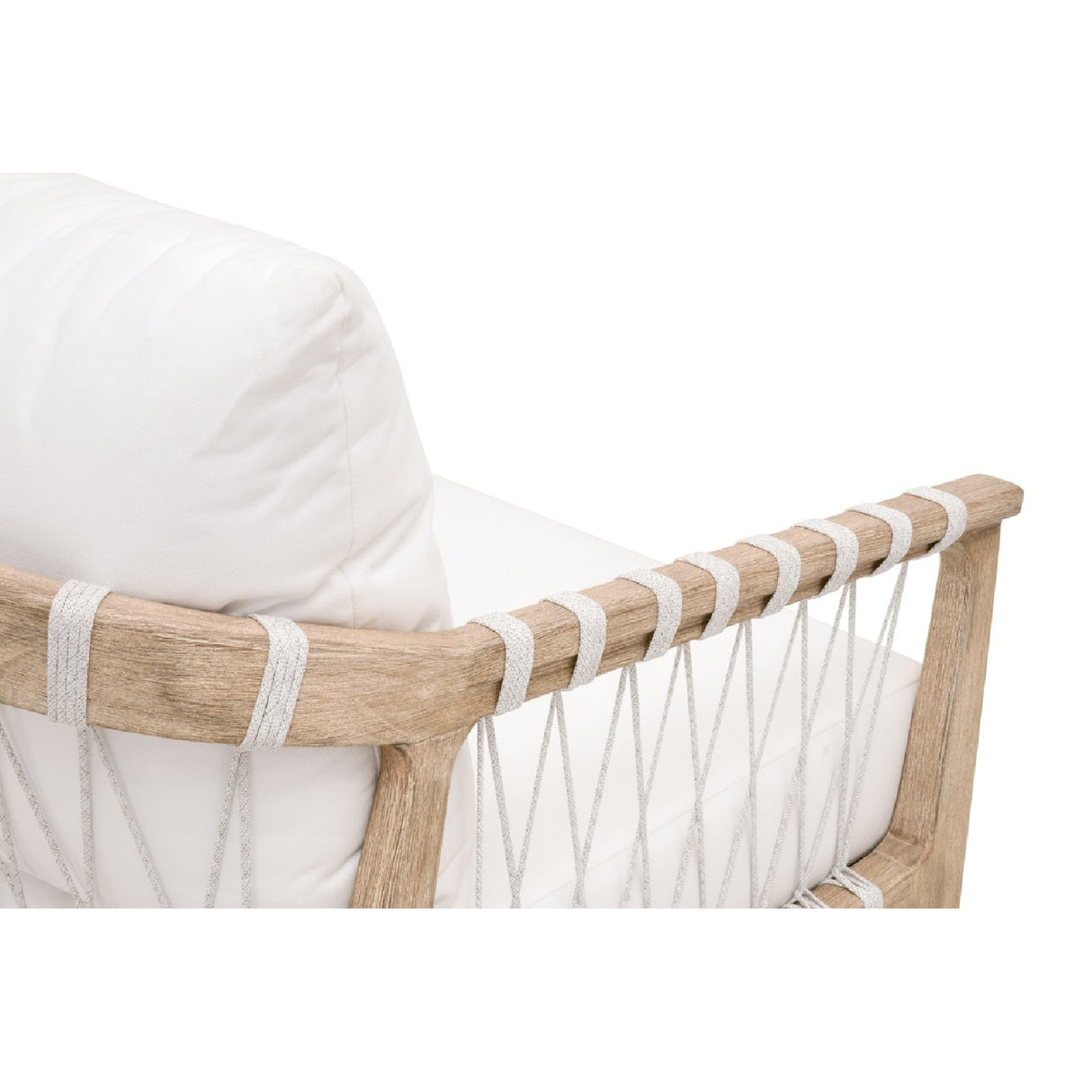 Modern European furniture - White Cushioned Club Chair - www.oroa.com | Oroa.com