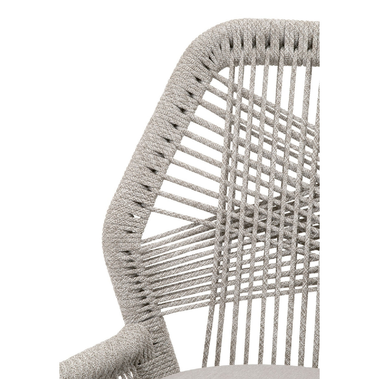 Modern European furniture - Woven Flat Rope Bar Stool - www.oroa.com | Oroa.com