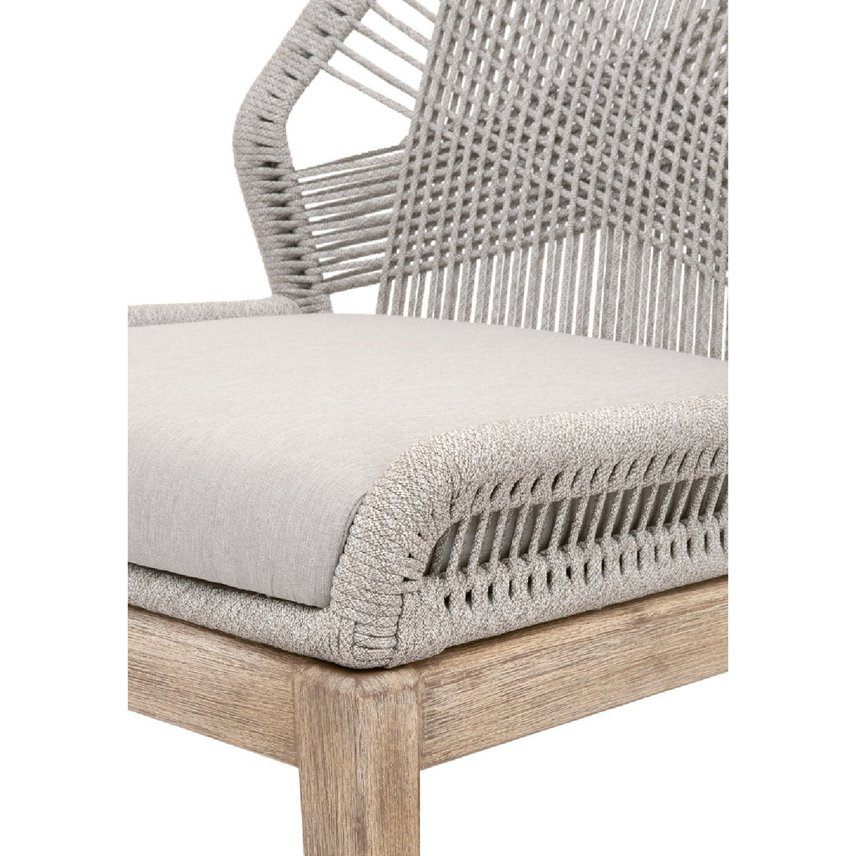 Modern European furniture - Woven Flat Rope Dining Chairs (2) - www.oroa.com | Oroa.com