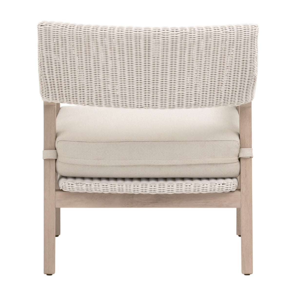 Modern European furniture - White Rattan Outdoor Club Chair - www.oroa.com | Oroa.com
