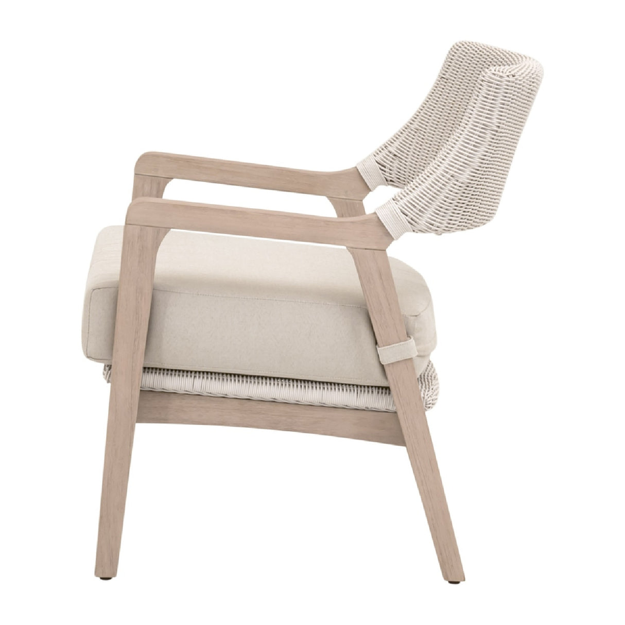 Modern European furniture - White Rattan Outdoor Club Chair - www.oroa.com | Oroa.com