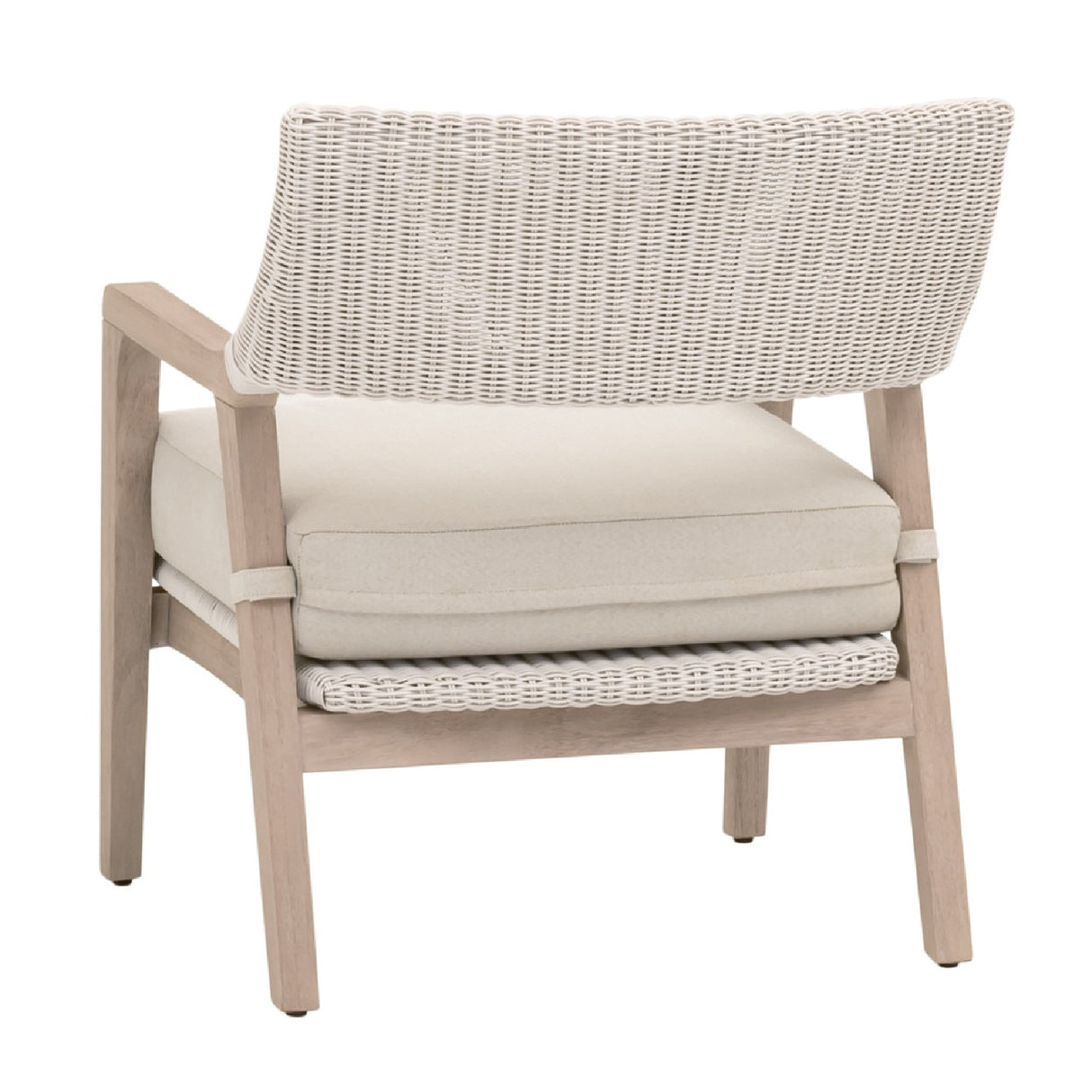 Modern European furniture - White Rattan Outdoor Club Chair - www.oroa.com | Oroa.com
