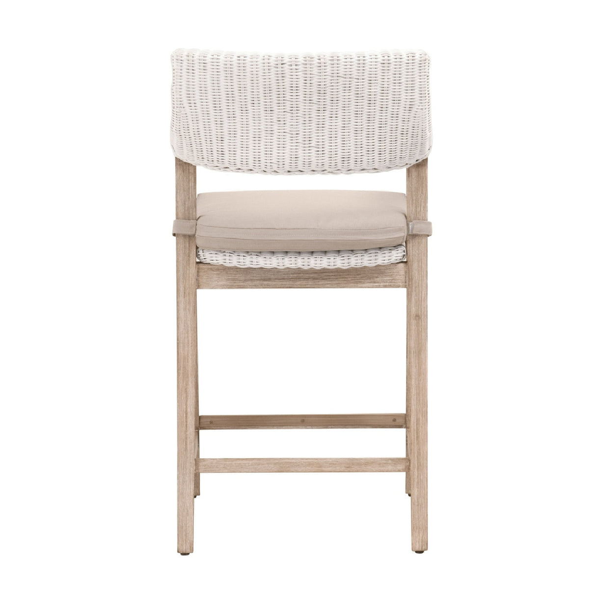 Modern European furniture - White Rattan Counter Stool - www.oroa.com | Oroa.com