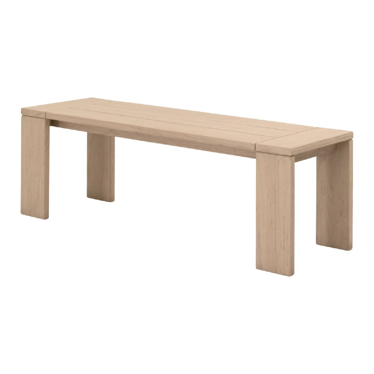Teak Scandinavian Outdoor Bench | Oroa.com