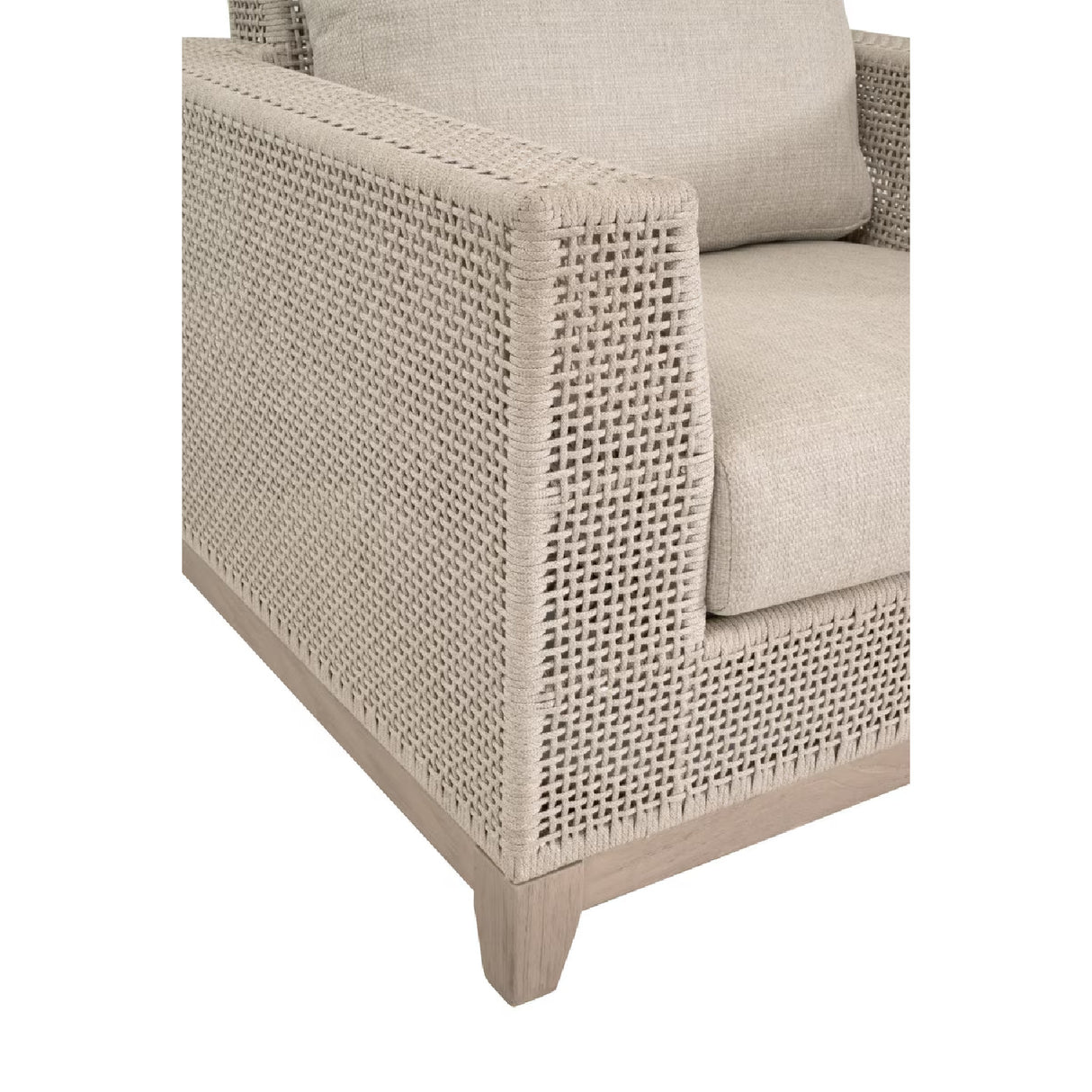 Modern European furniture - Flat Rope Outdoor Sofa Chair - www.oroa.com | Oroa.com