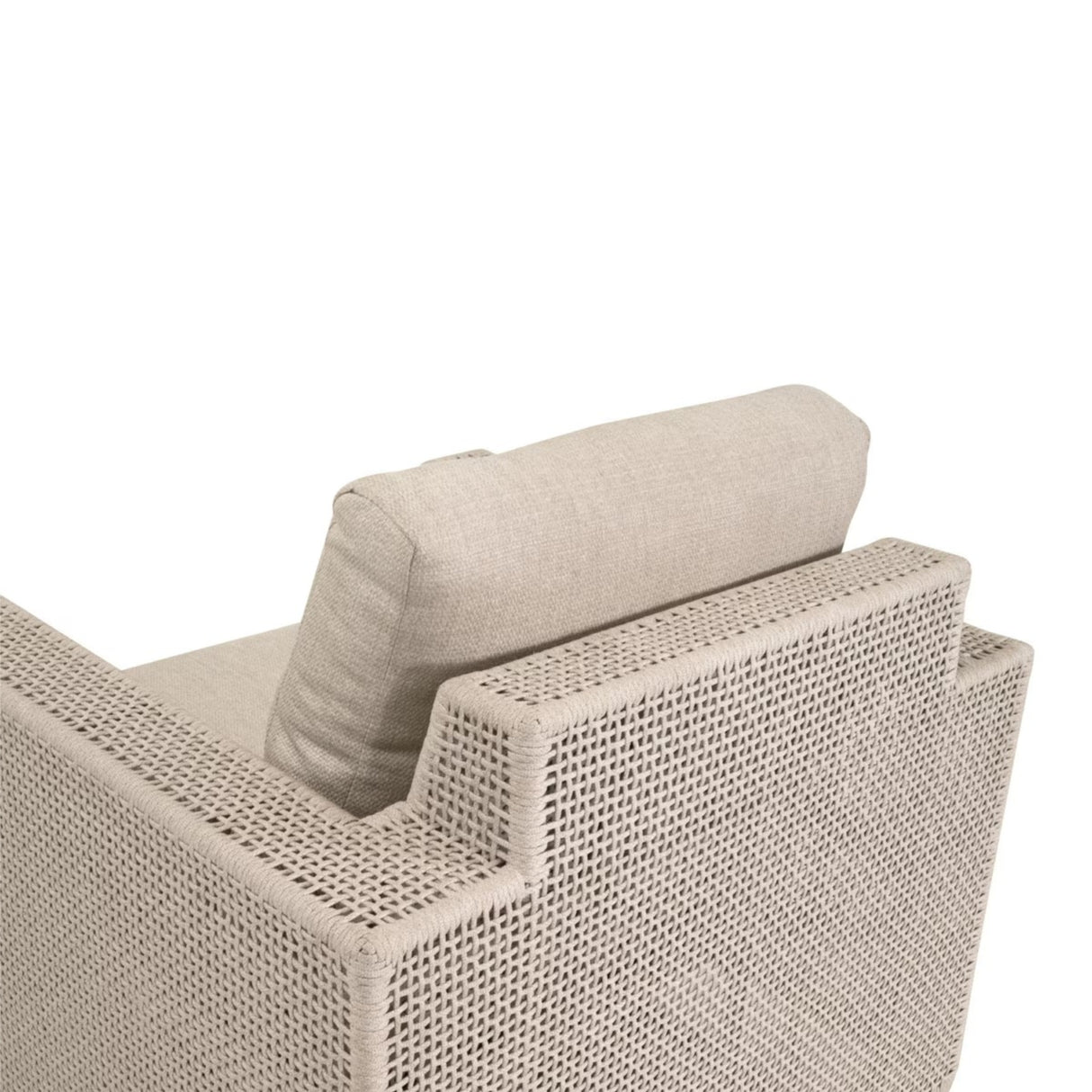 Flat Rope Outdoor Swivel Chair | Oroa.com