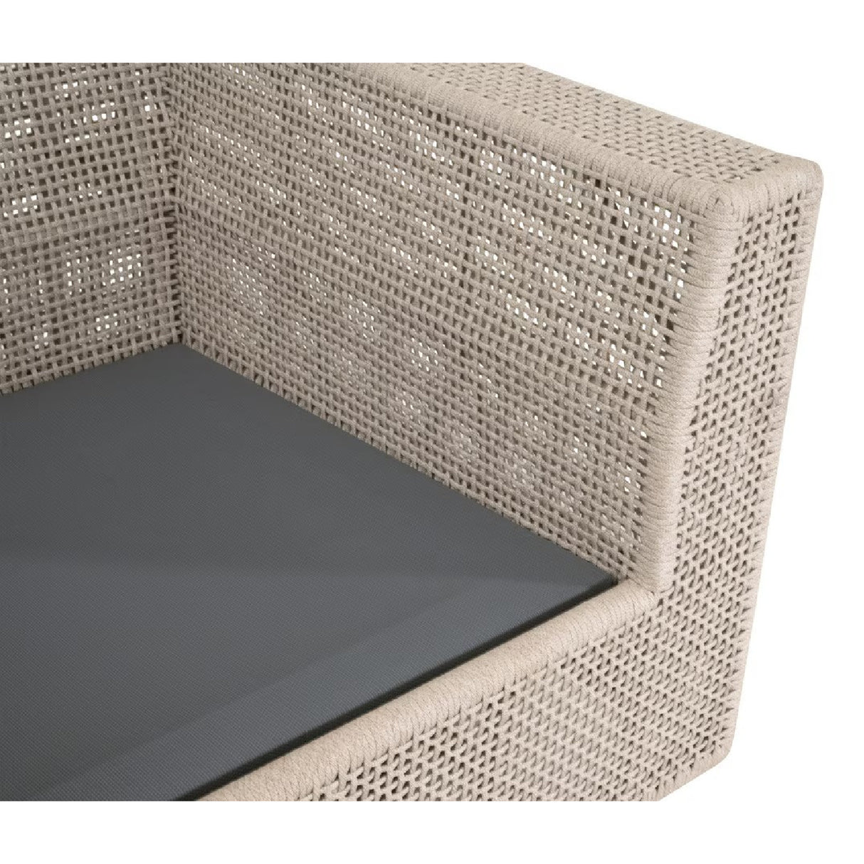 Flat Rope Outdoor Swivel Chair | Oroa.com