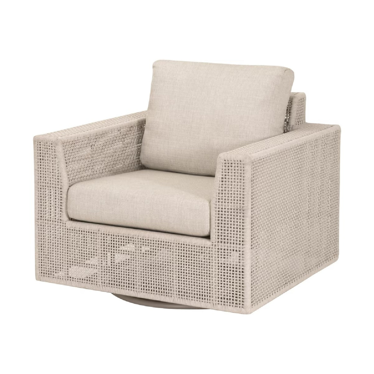 Flat Rope Outdoor Swivel Chair | Oroa.com