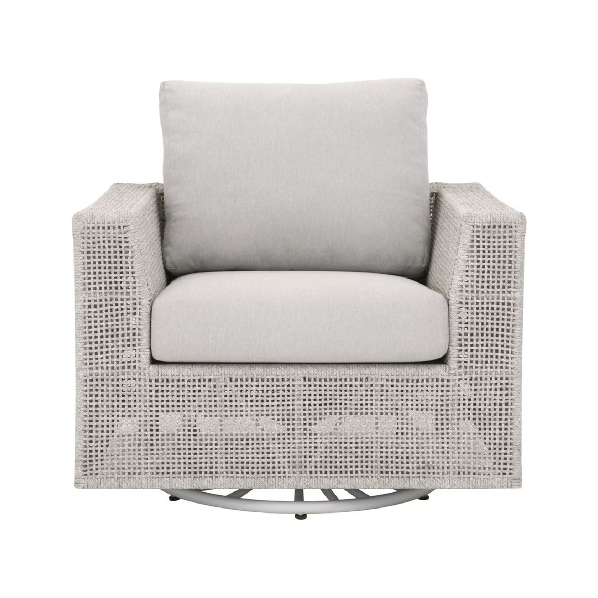 Flat Rope Outdoor Swivel Chair | Oroa.com