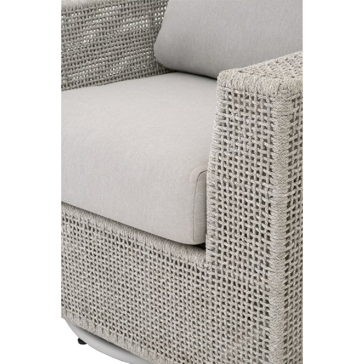 Flat Rope Outdoor Swivel Chair | Oroa.com