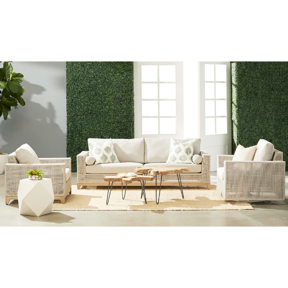 Modern European furniture - Flat Rope Outdoor Sofa - www.oroa.com | Oroa.com