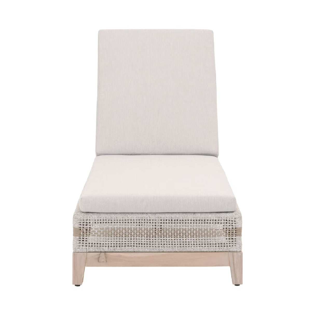Taupe Stripes Outdoor Chaise Lounge | Oroa.com