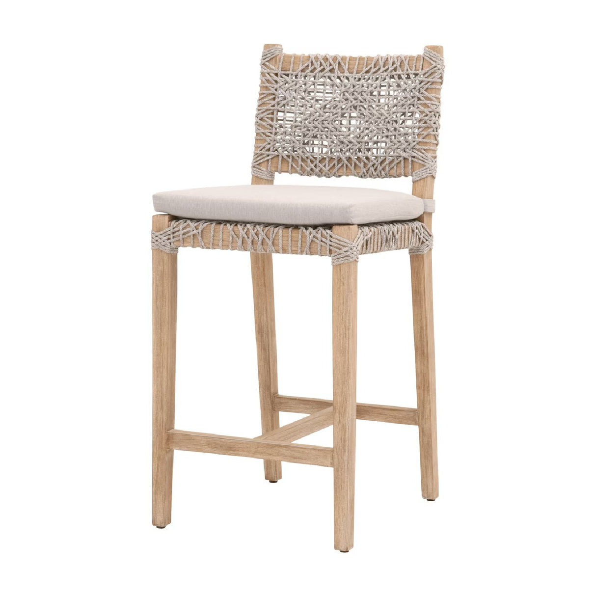 Interlaced Flat Rope Counter Stool | Oroa.com