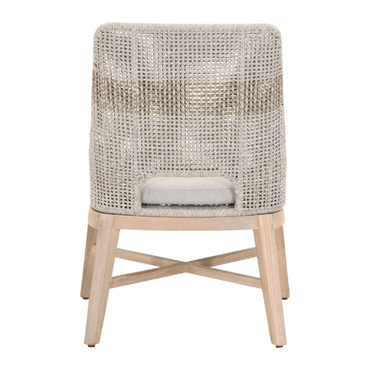 Modern European furniture - Taupe Rope Outdoor Dining Chairs (2) - www.oroa.com | Oroa.com