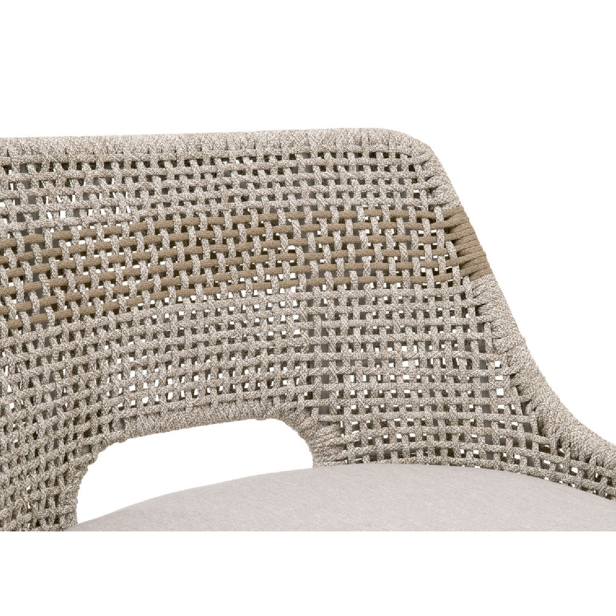 Modern European furniture - Taupe Stripe Rope Bar Stool - www.oroa.com | Oroa.com