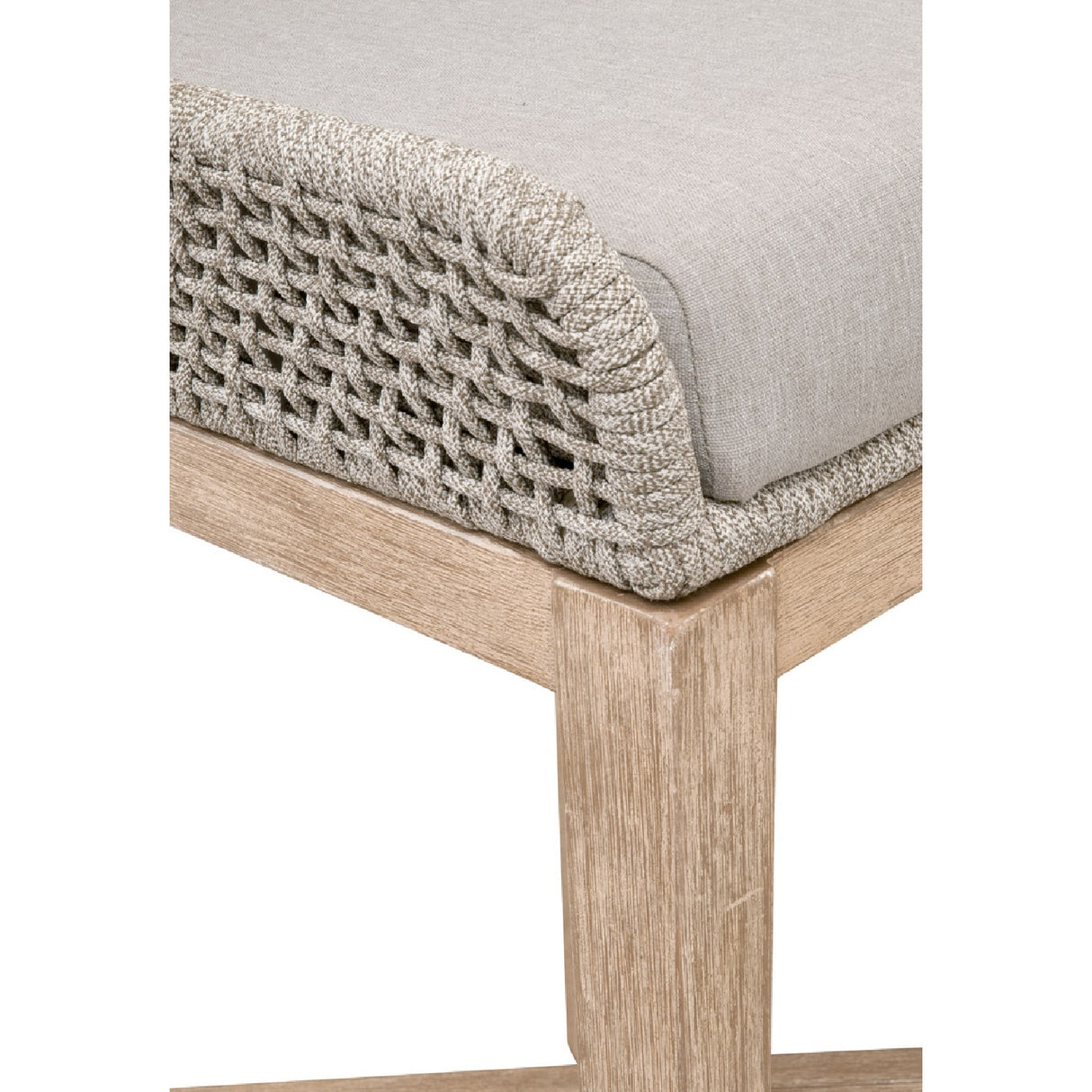 Modern European furniture - Taupe Stripe Rope Counter Stool - www.oroa.com | Oroa.com