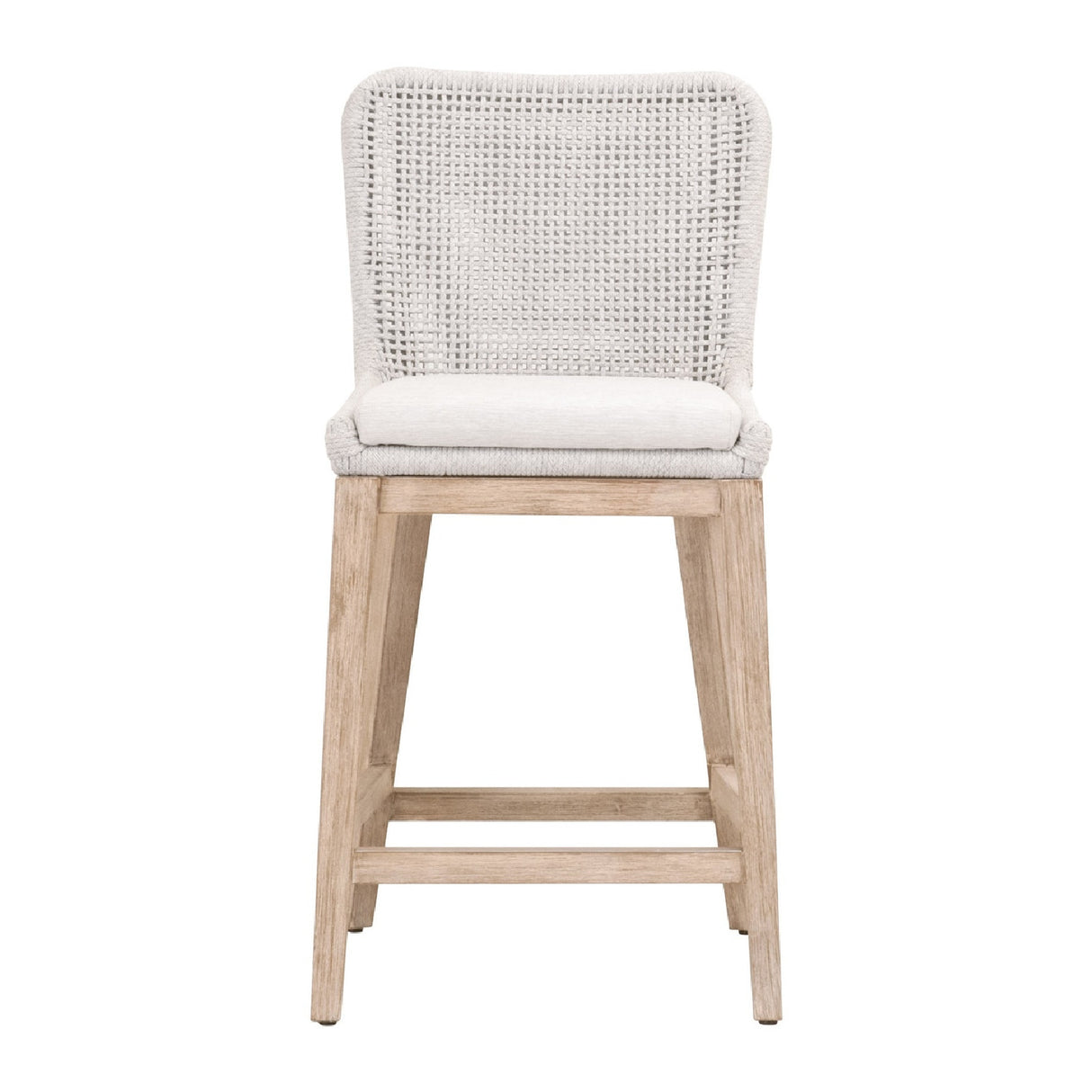 Modern European furniture - White Flat Rope Counter Stool - www.oroa.com | Oroa.com
