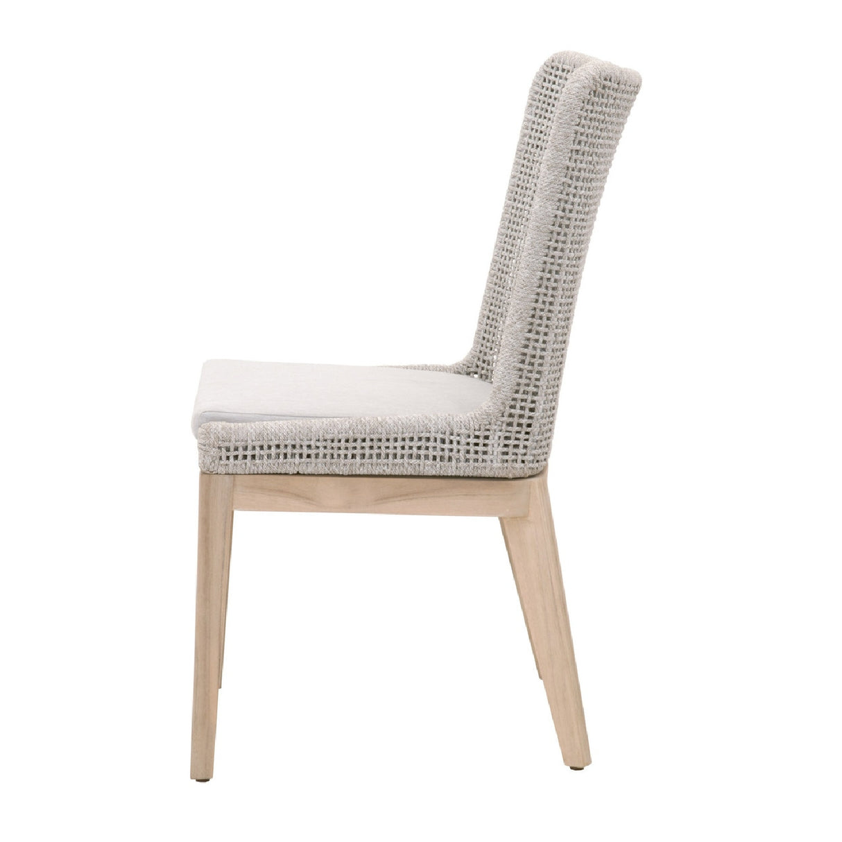 Modern European furniture - White Rope Outdoor Dining Chairs (2) - www.oroa.com | Oroa.com