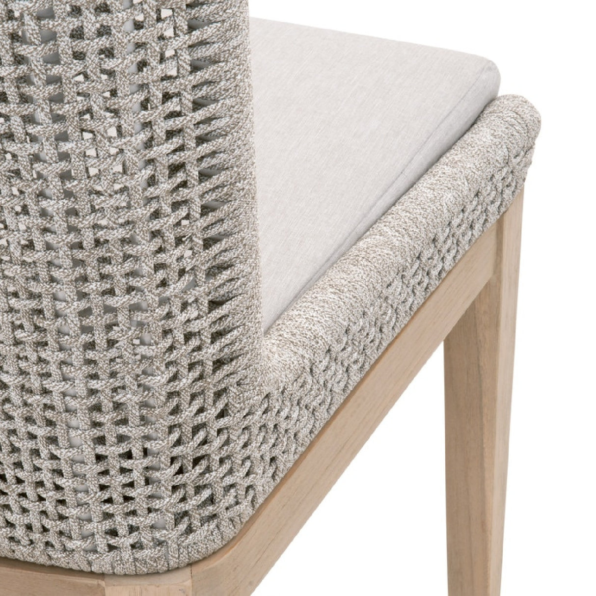 Modern European furniture - White Rope Outdoor Dining Chairs (2) - www.oroa.com | Oroa.com