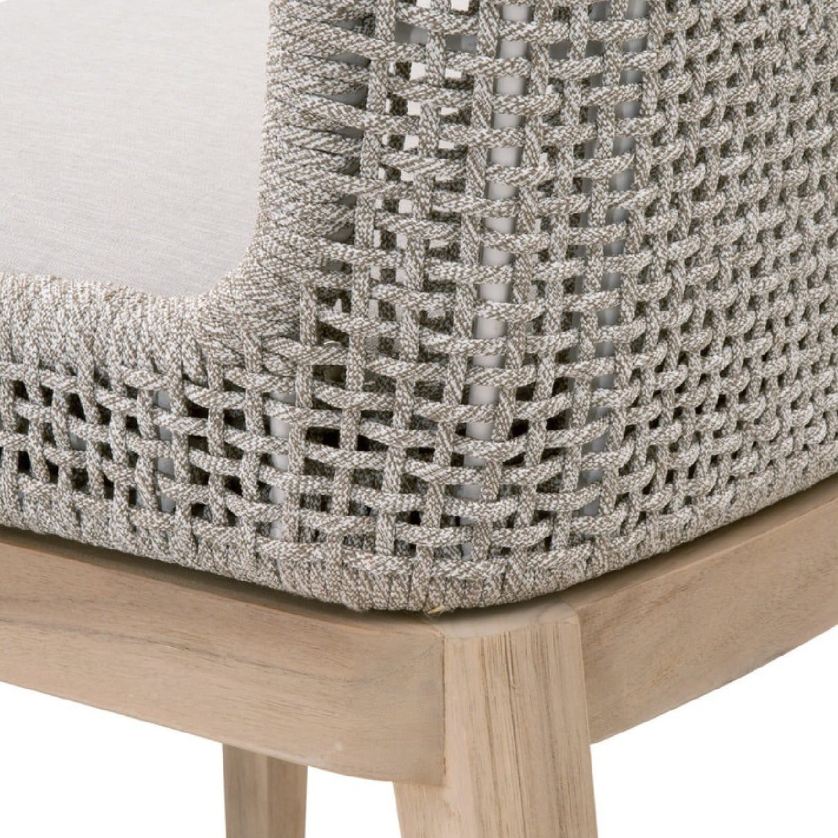 Modern European furniture - White Rope Outdoor Dining Chairs (2) - www.oroa.com | Oroa.com