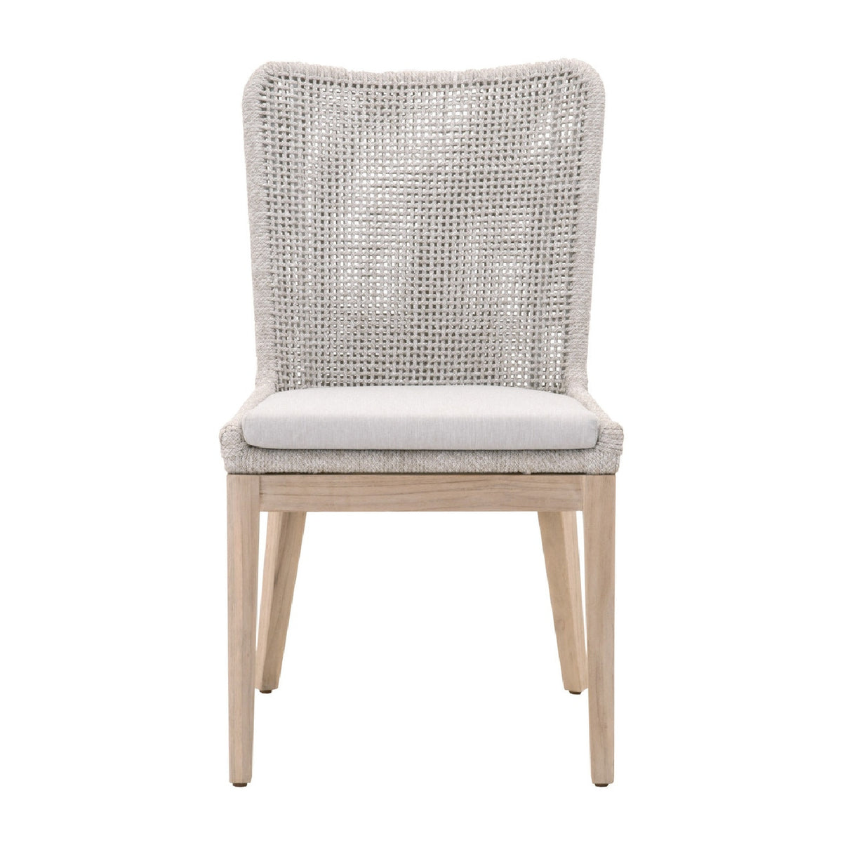 Modern European furniture - White Rope Outdoor Dining Chairs (2) - www.oroa.com | Oroa.com
