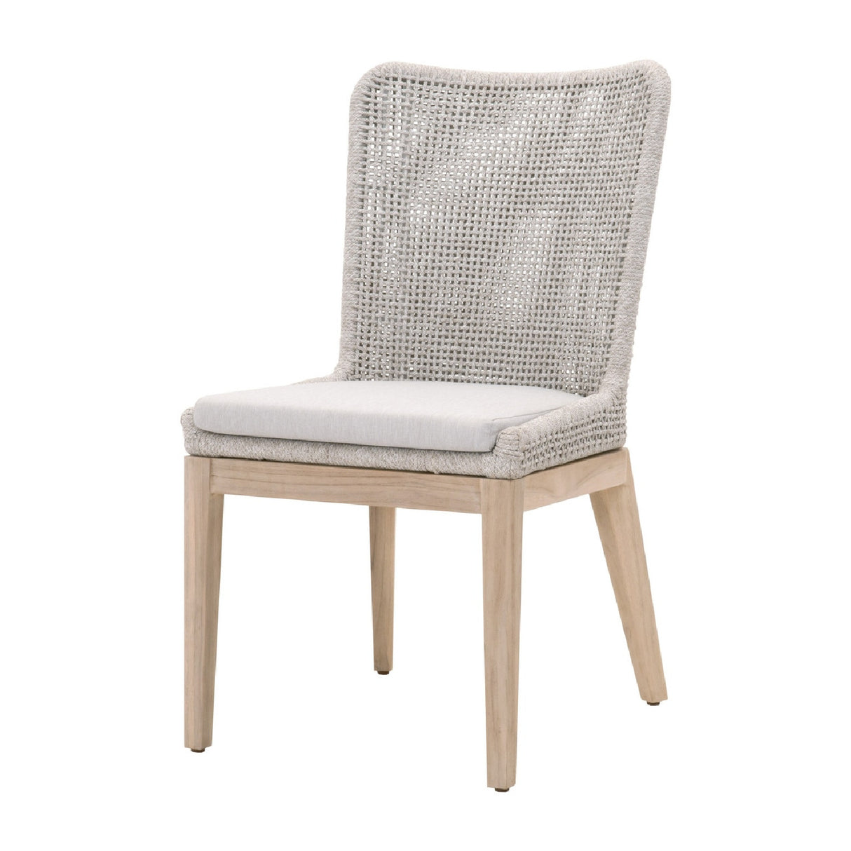 Modern European furniture - White Rope Outdoor Dining Chairs (2) - www.oroa.com | Oroa.com